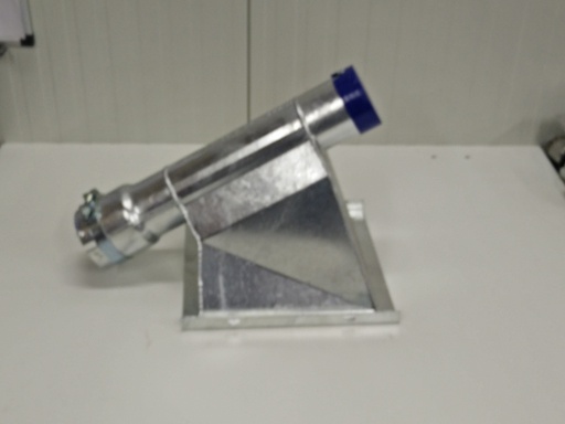 [SPB 0114 SU 0030] Spiraalbak Ø 114 mm met uitloop onder 30° compleet 