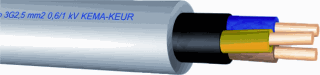 [4108114] Installatiekabel DRAK VULT-MB 3X1.5 RI100