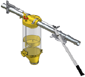 [63316] Bedieningshendel t.b.v. openen dosator Daltec systeem