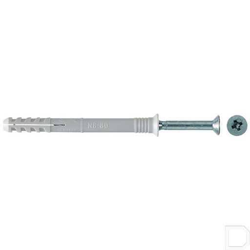 [50358] Nagelplug N8x80/40 S gegalvaniseerd 50x