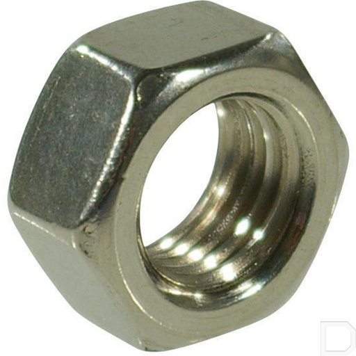 [93410RVSP100] Moer M10 RVS A2 DIN 934
