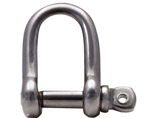 [DS04RVS] D-schakel 4 mm RVS-A4 