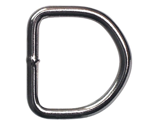 [GDR064E] Gelaste D ring 6mm 