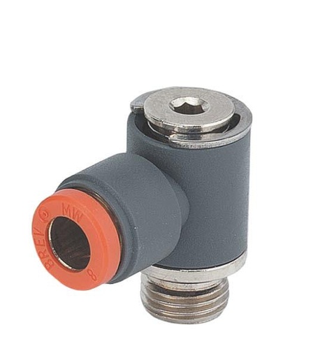 [2020002] MW Insteekkoppeling MBHI-4x1/8" KU  R20-serie banjo kunststof met buitendraad