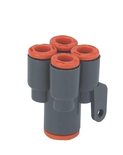 [2L42005] MW Y-insteekkoppeling VDY-8x6 mm KU  RL42-serie met verloop