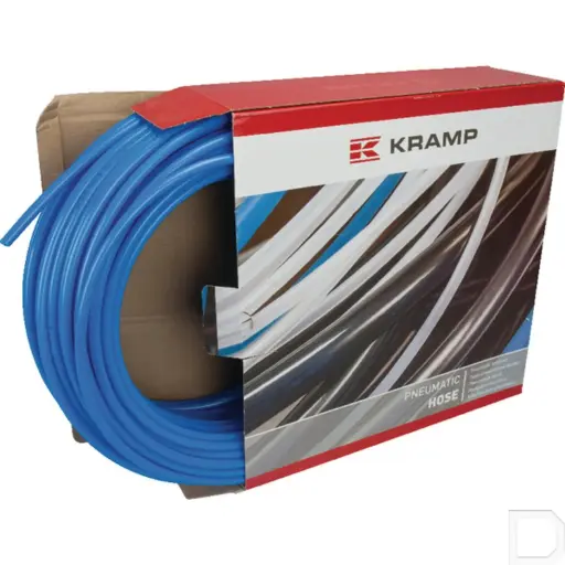 [PE86BU50] PE Slang blauw 8x6 mm