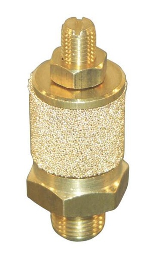 [W0970520011] MW geluiddemper instb. SVL 1/8"  Geluidsdemper Sinterbrons