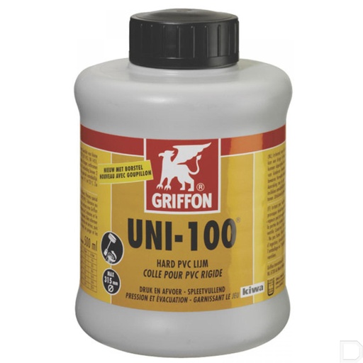 [SP11040] PVC lijm UNI100 KIWA 500ml