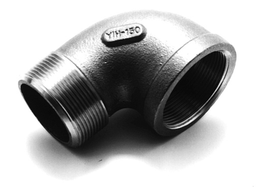 [092R-000100] RVS knie 90° 1" bin/bui