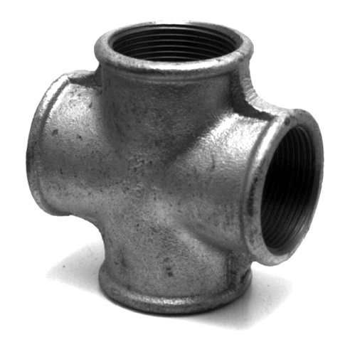 [180V-000114] Kruisstuk 90° 1¼" verz. 4xbin