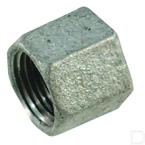 [300V-000100] 6-hoekige kap 1" bi nr.300 verzinkt