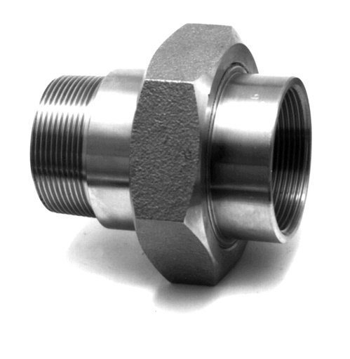 [342R-000100] RVS koppeling 1" bin/bui