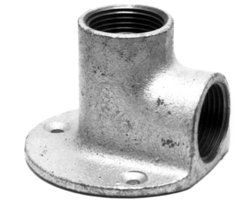 [471V-000038] Kniestuk op plaat 3/8" verz.