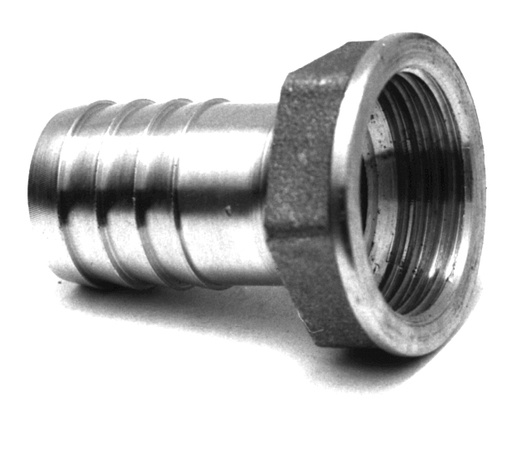 [1332-000100] Messing slangtule 25 x 1" bin.