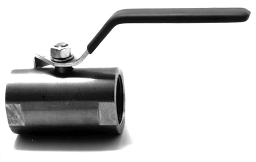 [3520-000100] RVS kogelkraan 1" gered.doorl.