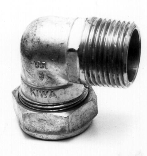 [8255-100028] Messing kniekoppeling 1"x 28 mm bui.