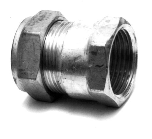 [8258-100028] Messing knelkoppeling 1" x 28 mm bin
