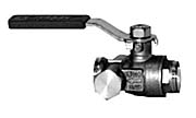 [9617-000100] Messing stopkraan met aftapgelegenheid 1" bin/bin