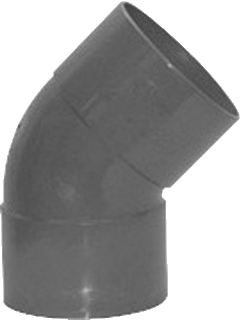[6329098] PVC Bocht Ø 110 mm 45° 2 x lijm/mof 