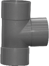 [6328710] PVC T-stuk 90 3XLijmMof 40