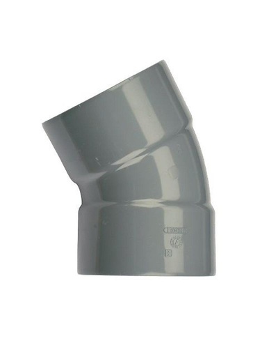 [6346605] PVC Bocht Ø 110 mm 30° 2 x lijm/mof 