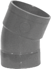 [3078672] PVC Bocht Ø 110 mm 22° 2 x lijm/mof 