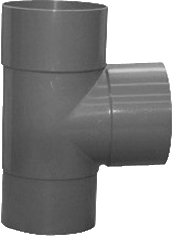 [2731966] PVC T-stuk 87.5G Mof/SP 50X50