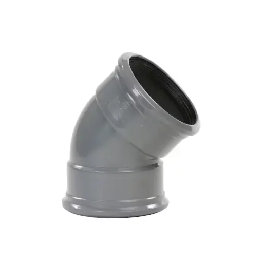 [2981224]  Schuiffitting Bocht PVC Ø 200 mm 45° mof/mof