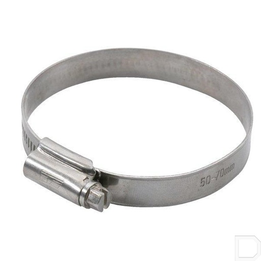 [HC1929RVS] Slangklem Ø 19-29 mm RVS A2 