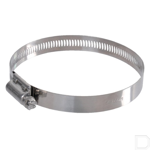 [HP354105RVS] Slangklem Ø  54-105 mm RVS Hi-Torque  