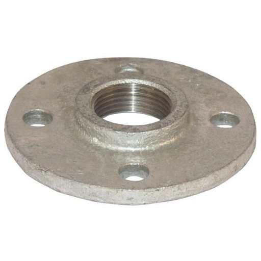 [FG3211] Flens rond 1" 4-gaats nr.321 Verzinkt