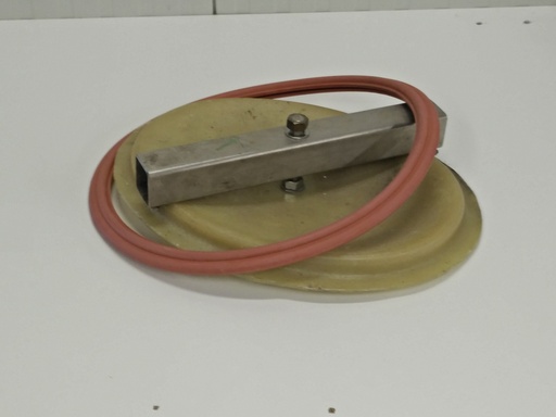 Mangat deksel t.b.v. brijtank compleet 