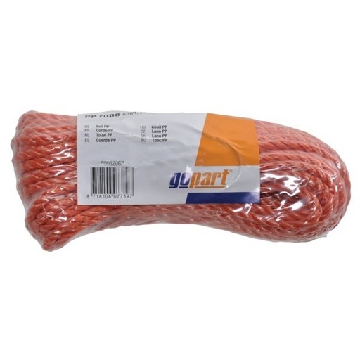 [500620GP] Touw PP oranje 6mm, 20m