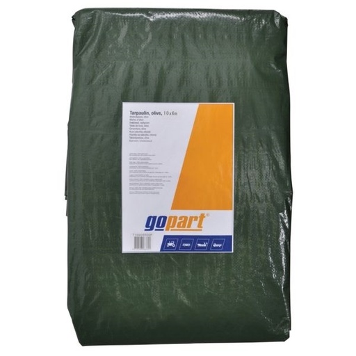 [T600400GP] Dekkleed olijfgroen 6 x 4 mtr.