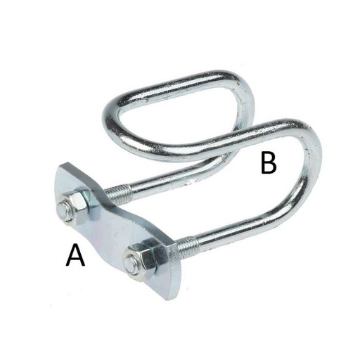 [2453868] Draadklem TG 245 M8 recht 1'' x 1½'' el.vz.