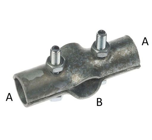 [2261988] X-klem 2-delig TJ 226 1½'' x 1½'' th.vz.