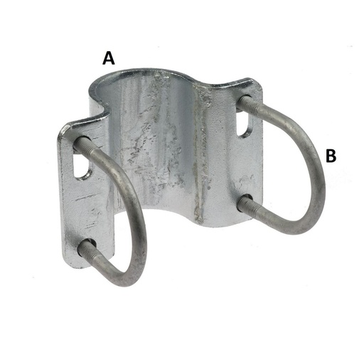 [4452908] Kapbeugel 2½'' 2 gaten + 2 sleuven th.vz.