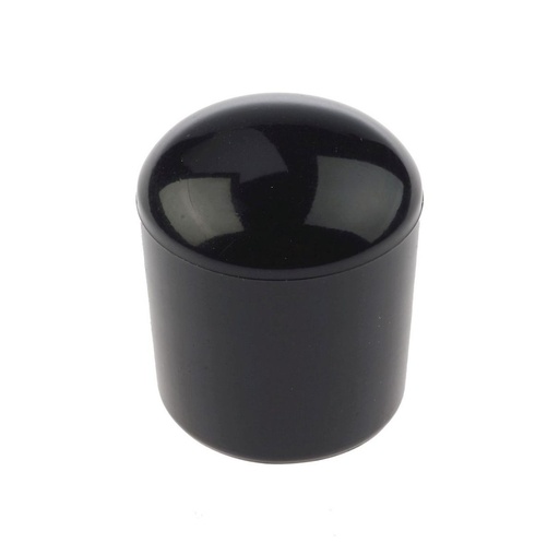 [0205009] Kunststof dop 'om'  Ø 2'' zwart