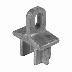 [0155030] Aluminium eindverbinder kokerprofiel horizontale ligger 30 x 50 mm 