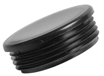 [1205060] Kunststof dop 'in' Ø 60 mm kunststof zwart 1,5 - 2,5 mm