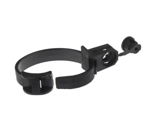 [4485000] Kunststof klemband met clip voor 60 mm ronde palen