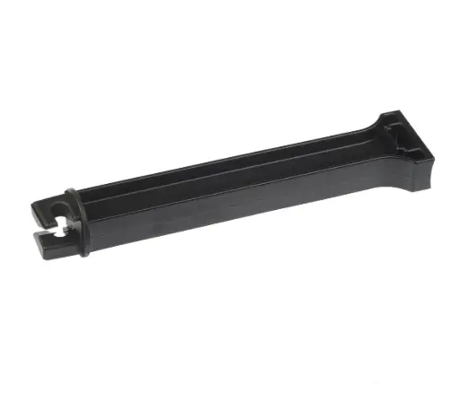 [4485050] Kunststof vervangstrip met clip zwart