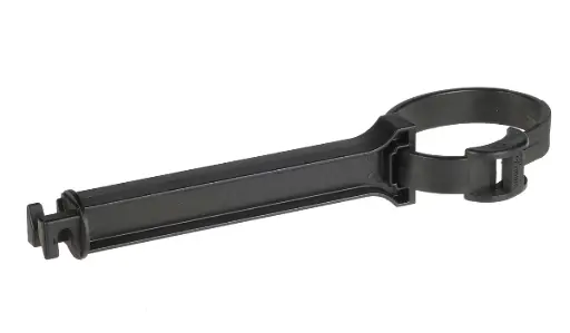 [4485060] Kunststof klemstrip met clip voor 60 mm ronde palen