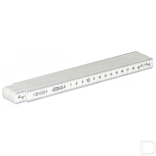 [ME1042] Duimstok kunststof  2 mtr.