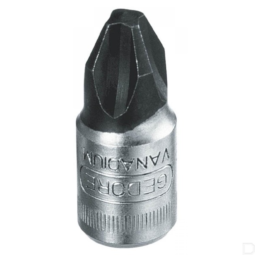 [DPIKS20PZD1] Dop kruiskop 1/4" pz no.1