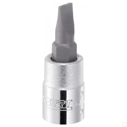 [E030111] Dopsleutel 1/4" 4-kant met zaagsnede 7mm 