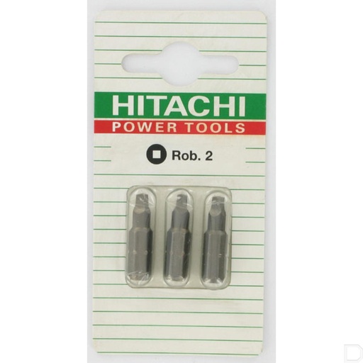 [752367] Bits 1/4 Robertson 2-25mm (3x)