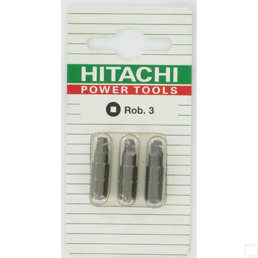 [752368] Bits 1/4 Robertson 3-25mm (3x)