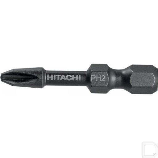 [751172] Schroefbit 1/4" 6-kant met Philips PH2 37mm lang kracht (3st.) Hitachi