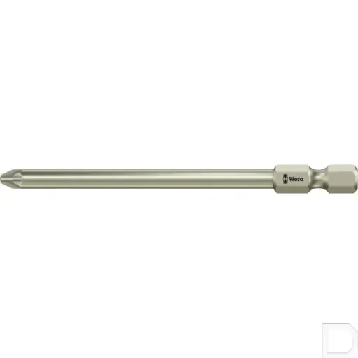 [SC38554PZ1] Schroefbit 1/4" 6-kant met Pozidriv PZ1 89mm lang RVS 